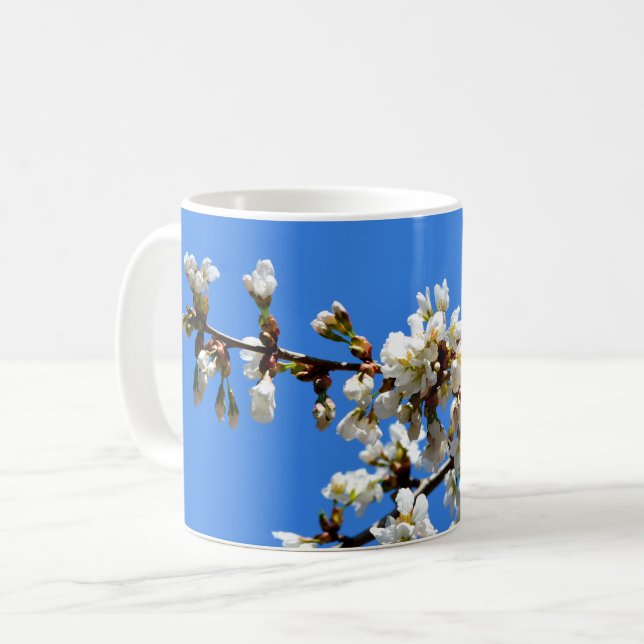 tazas de café de flores de primavera (Anverso izquierdo)
