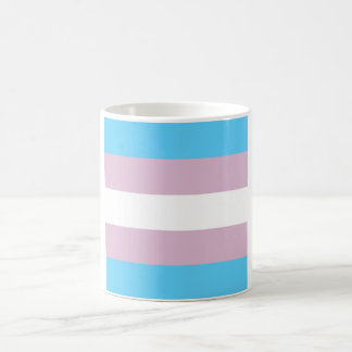 Tazas de café de la bandera del transexual