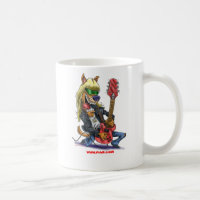 Tazas de café de la estrella del rock y Steins de