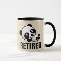TAZAS DE CAFÉ DE OSO PANDA MONO RETIRADO