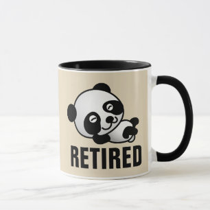 TAZAS DE CAFÉ DE OSO PANDA MONO RETIRADO