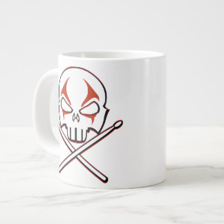 Tazas de café de tambor de roca y rollo