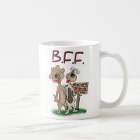 Tazas de café del dibujo animado: Mejores amigos