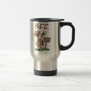 Tazas de café del dibujo animado: Mejores amigos
