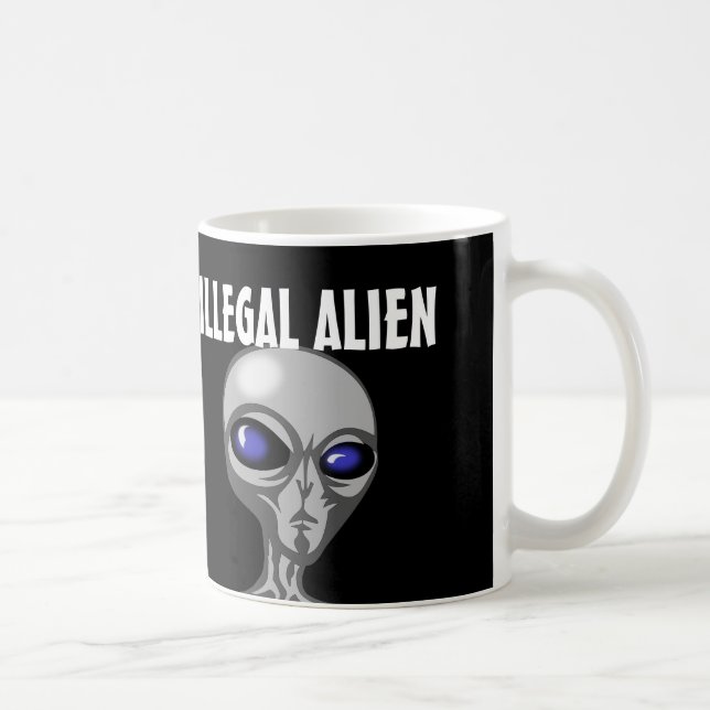 Tazas de café del INMIGRANTE ILEGAL (Derecha)