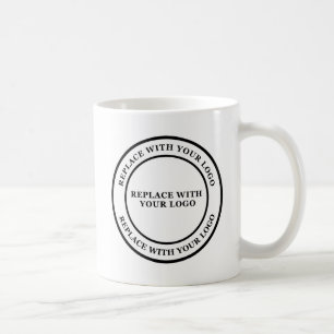 Tazas de café del logotipo del negocio