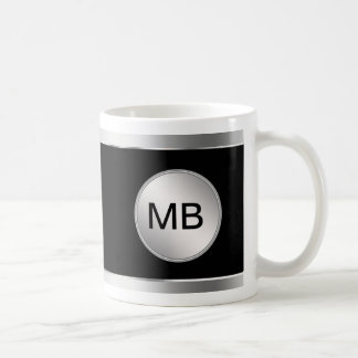 Tazas de café del monograma de los hombres