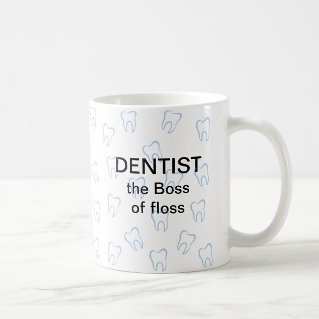 Tazas de café del tema del dentista (Derecha)