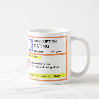 Tazas de café divertidas de la datación de la