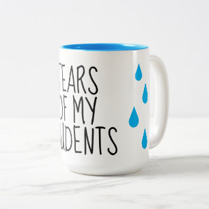 Tazas de café divertidas para profesores con lágri