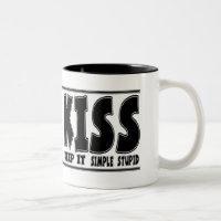 Tazas de café divertidas: Principio del beso