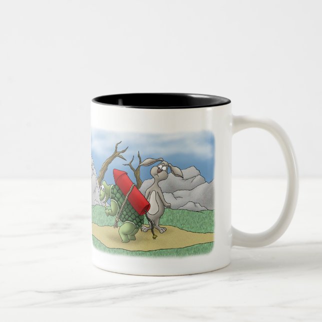 Tazas de café divertidas: Trabajo más elegante (Derecha)