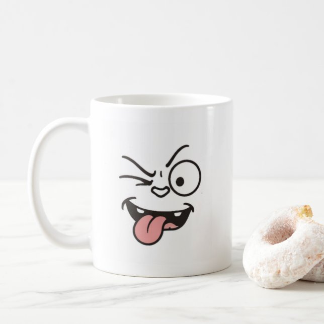 Tazas de café divertidas y graciosas (Con donut)