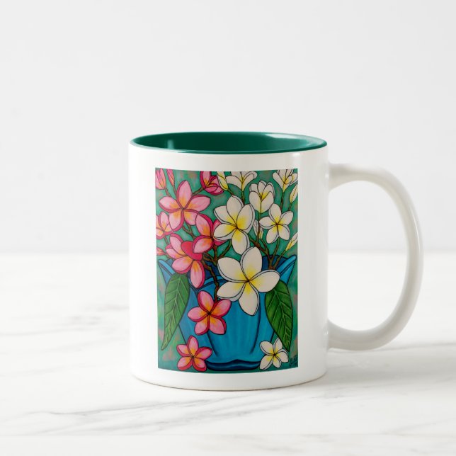 Tazas de café florales enrrolladas (Derecha)