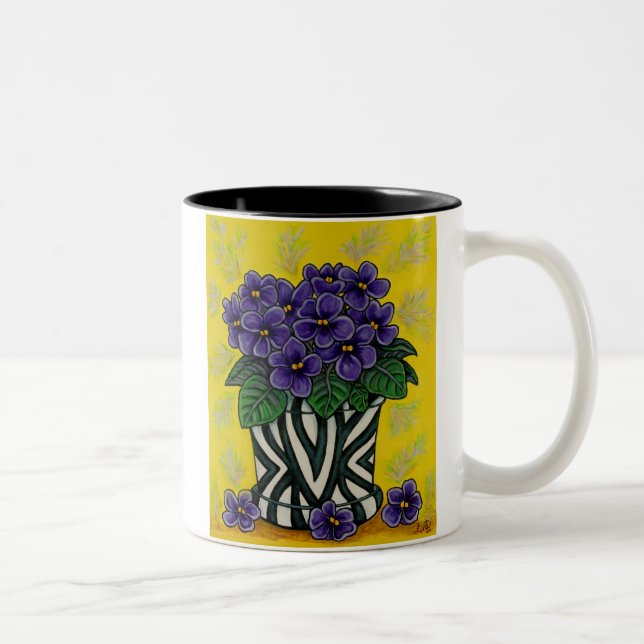 Tazas de café florales enrrolladas (Derecha)