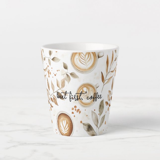 Tazas de café hojas (Anverso)