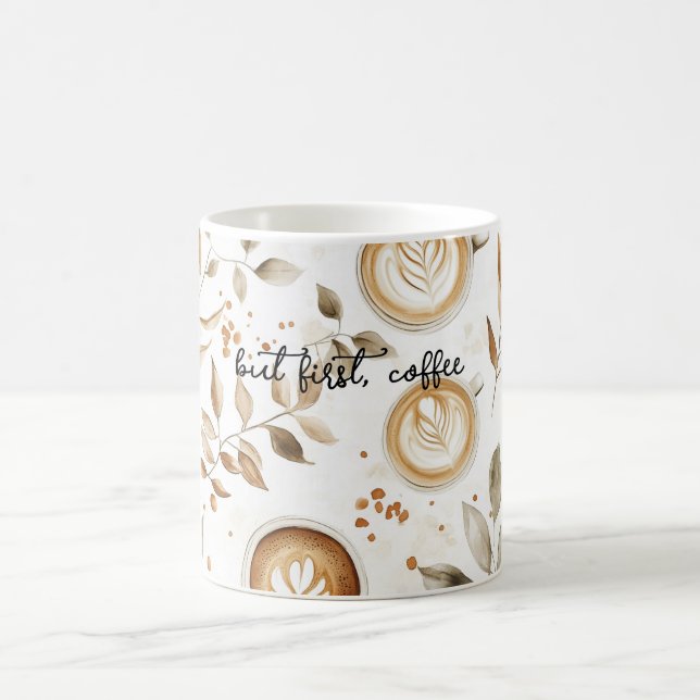 Tazas de café hojas (Centro)