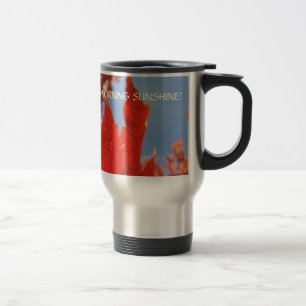 Tazas de café Hojas de Otoño ¡Buenos Días Sol!