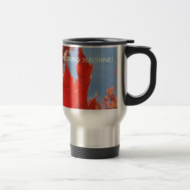 Tazas de café Hojas de Otoño ¡Buenos Días Sol! (Derecha)