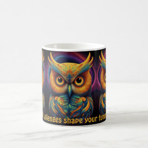 Tazas de café inspiradoras del Búho Cósmico de la 