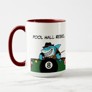 Tazas De Café Jumbo Divertidas De Billar Rebelde