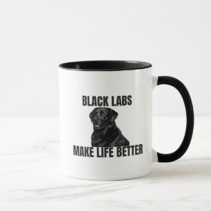 Tazas de café - Los Labs Negros Hacen la Vida Mejo