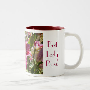 Tazas de café Mejores Jefas Lily Meery Cheery Joy