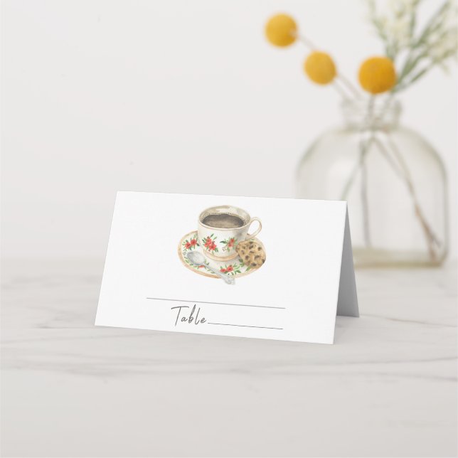 Tazas de café para despedida de soltera - tarjetas (Anverso)