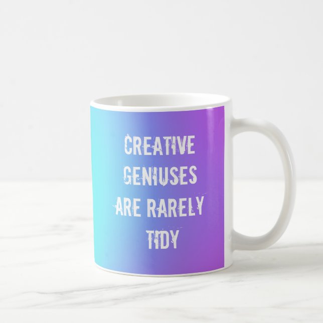 Tazas de café para genios creativos raramente orde (Derecha)