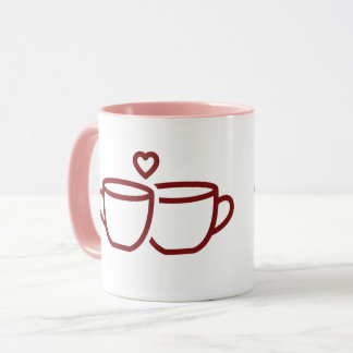 Tazas de café para parejas con amor personalizado