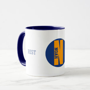 Tazas de café personalizadas, Taza con el nombre N