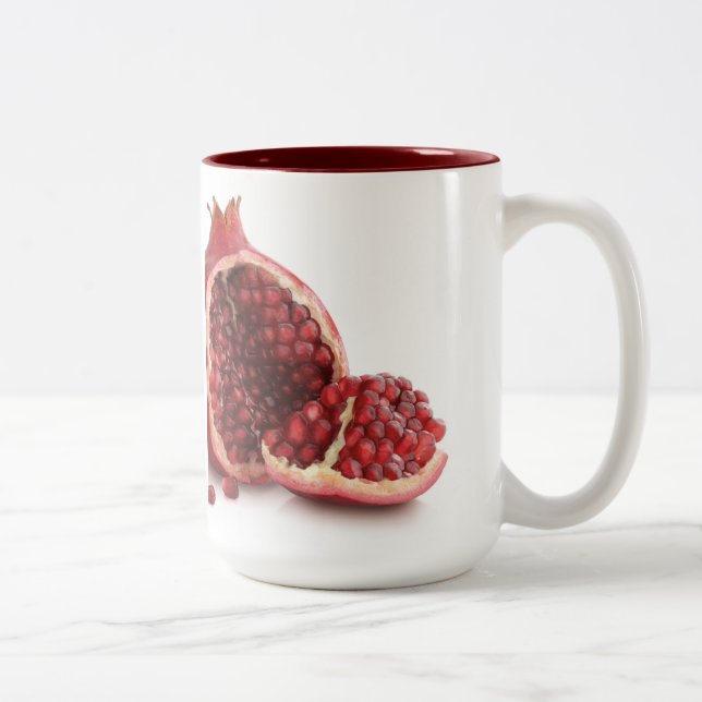 tazas de café personalizado—POMEGRANATE (Derecha)