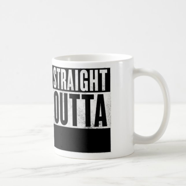 Tazas de café RECTAS personalizadas de OUTTA (Derecha)