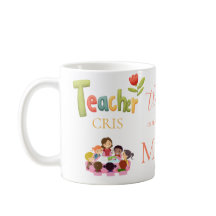 Tazas de café Regalo para maestros con nombre pers