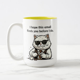 Tazas de café tipografía divertida compañero de tr