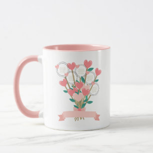 Tazas de café y tazas de diseño simple y único Lin