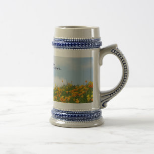 Tazas de celebración de Stein Cielo Azul Nubes Bla
