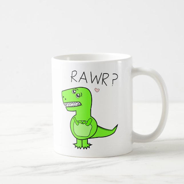 Tazas de cerámica de T-Rex (Derecha)