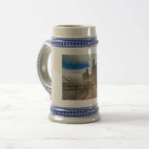 Tazas de cerveza del castillo de Caernarfon, Gales