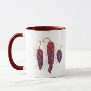 TAZAS DE CHILE Maroon Combo