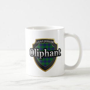 Tazas de clan Oliphant dinastía escocesa tartán