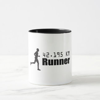 Tazas de corredor de maratón