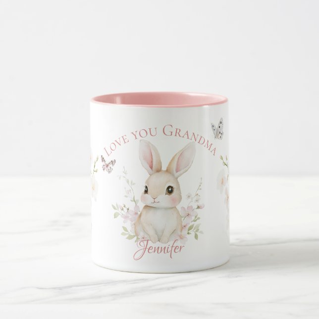 Tazas de cumpleaños para abuela y abuelo Te quiero (Centro)
