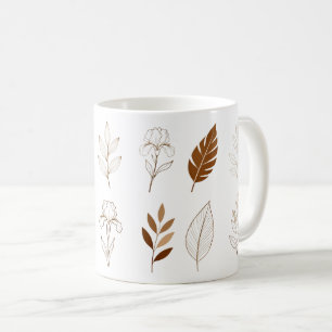 Tazas de diseño botánico