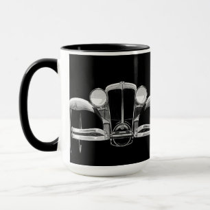 Tazas de encargo del monograma del coche del