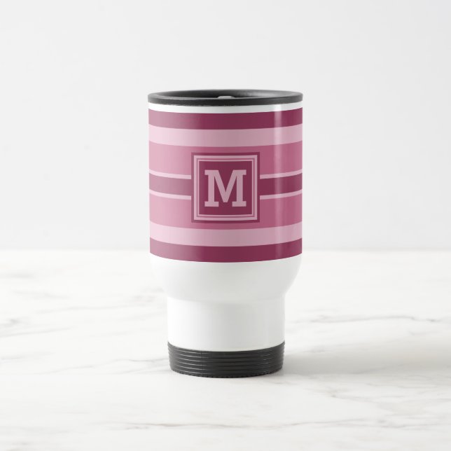 Tazas de encargo del monograma del modelo de las (Centro)