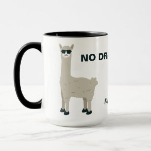 Tazas de encargo del nombre y del texto de la