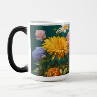 Tazas de flores de primavera