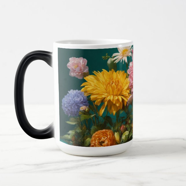 Tazas de flores de primavera (Izquierda)