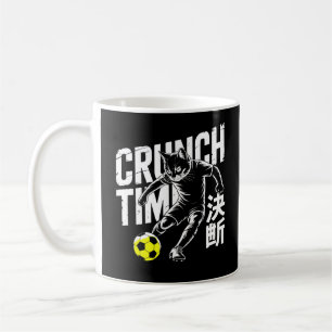 Tazas de fútbol de gato en tiempo de crunch intens